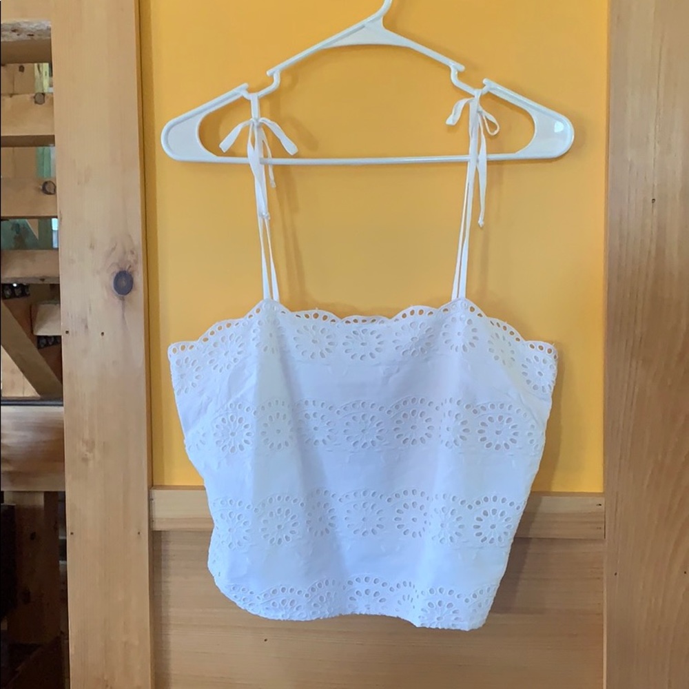 NWT patrons of peace cropped tank